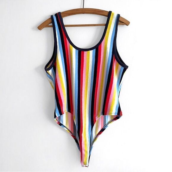 Juicy Couture Striped Terrycloth Bodysuit - Picture 2 of 7